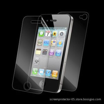 Anti-glare Screen Protectors for iPhone 4, Anti-scratch, Anti-grease and Dust-proof